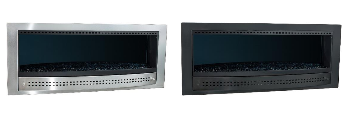 Chad-O-Chef Contemporary Fireplace Plain Back - VFP1000