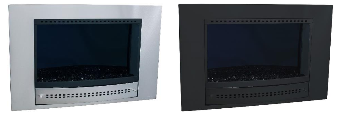 Chad-O-Chef Picture Fireplace Black Mirror Back - VFP700