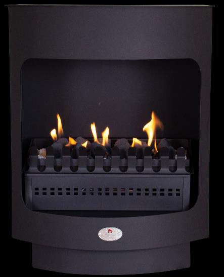 650 Freestanding Maluti Gas Fireplace with Coal Grate