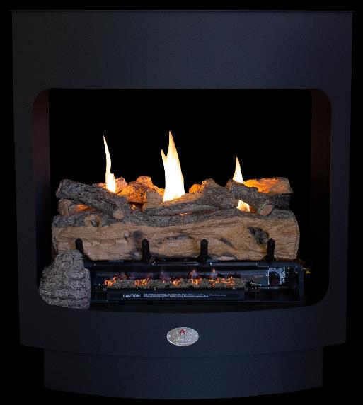760 Double Sided Maluti Gas Fireplace with Log Set