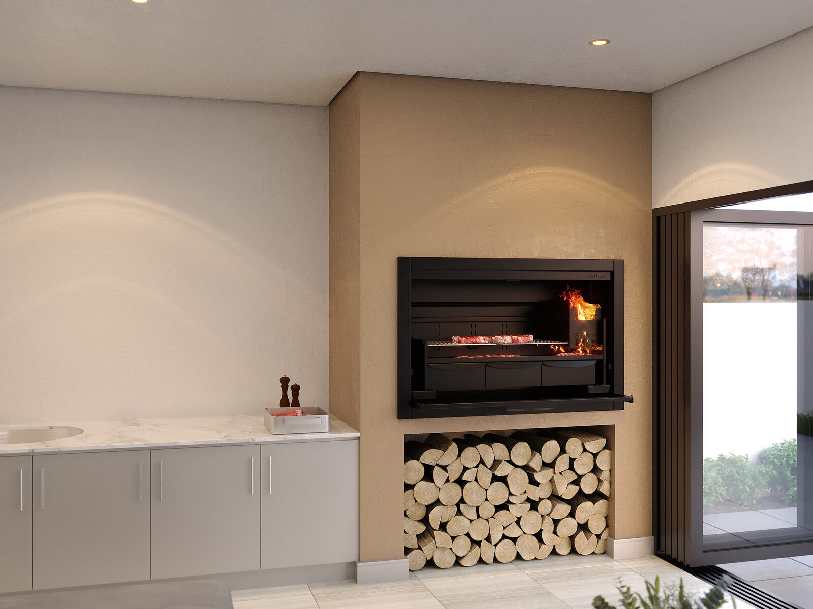 Ember Braai — Built In